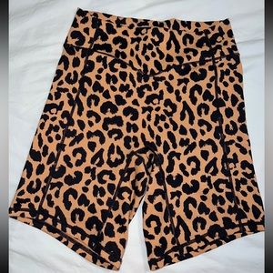 Balance Athletica (Vitality) Cheetah Print Biker Shorts Medium